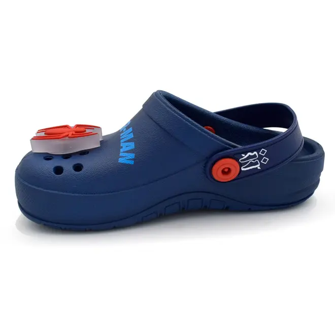 Babuche de Menino com LED Grendene Marvel Light Up Azul 23541