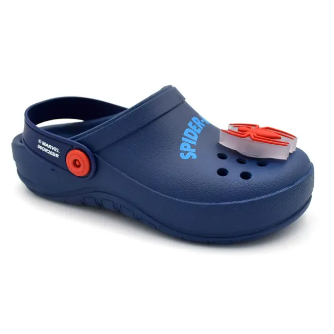 Babuche de Menino com LED Grendene Marvel Light Up Azul 23541