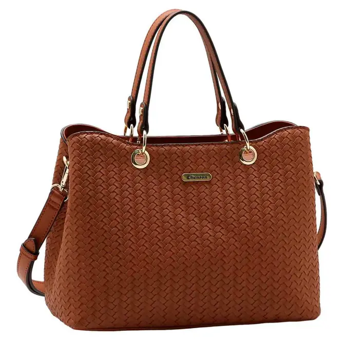 Bolsa de Mão Feminina Chenson Marrom 3485953