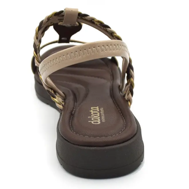 Papete Feminina Dakota Marrom DB257