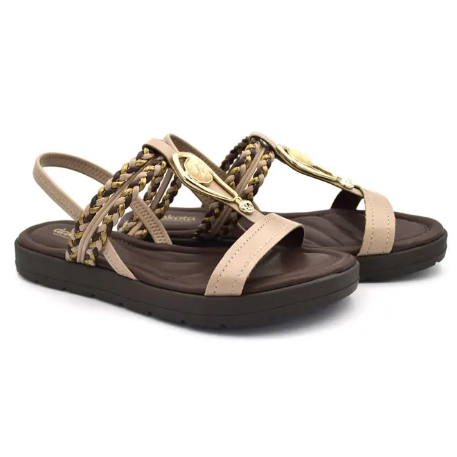 Papete Feminina Dakota Marrom DB257