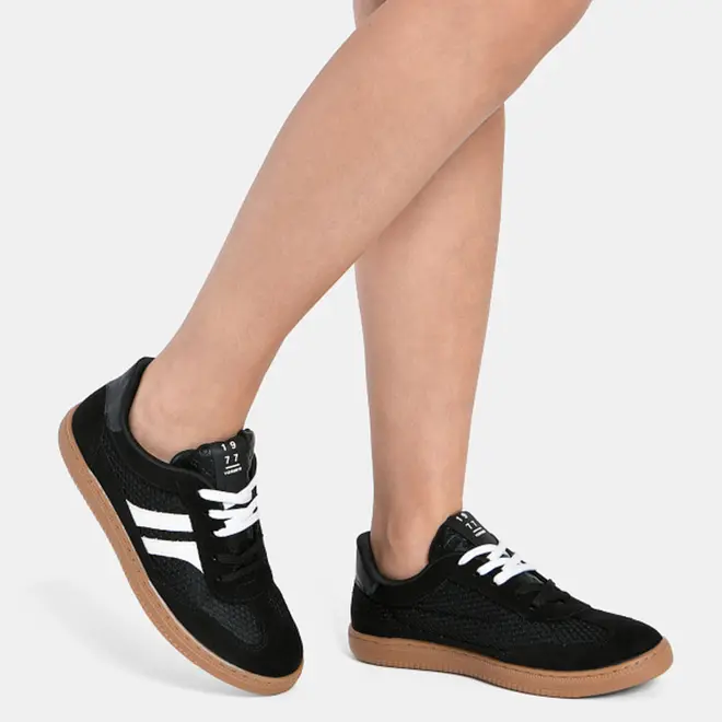 Tênis Casual Feminino Via Marte Preto 129-018-06