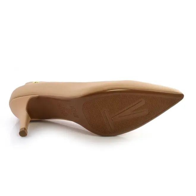 Scarpin de Salto Médio Vizzano Creme 1185702-7286