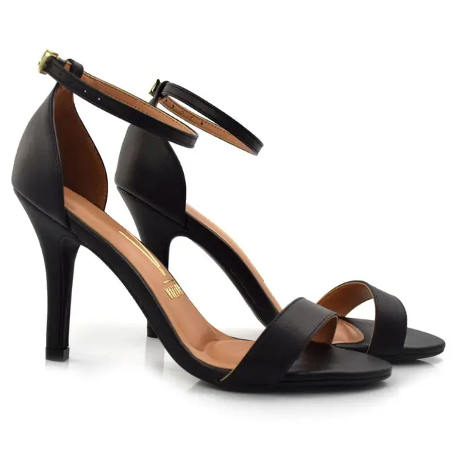 Sandália de Salto Alto Vizzano Preto 6249452-7286