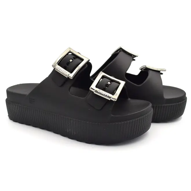 Tamanco Plataforma Feminino Zaxy Partner Air High Preto 19458