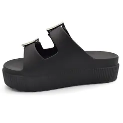 Tamanco Plataforma Feminino Zaxy Partner Air High Preto 19458
