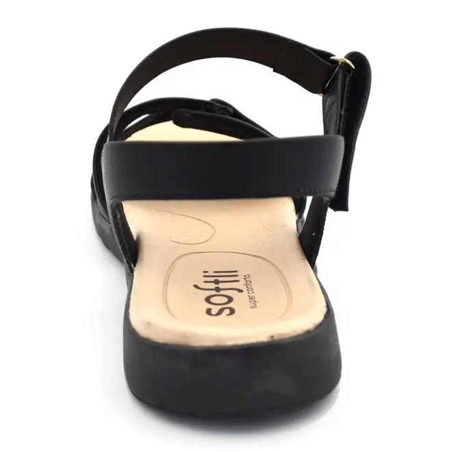 Papete Feminina Softli Preto 10071.10666