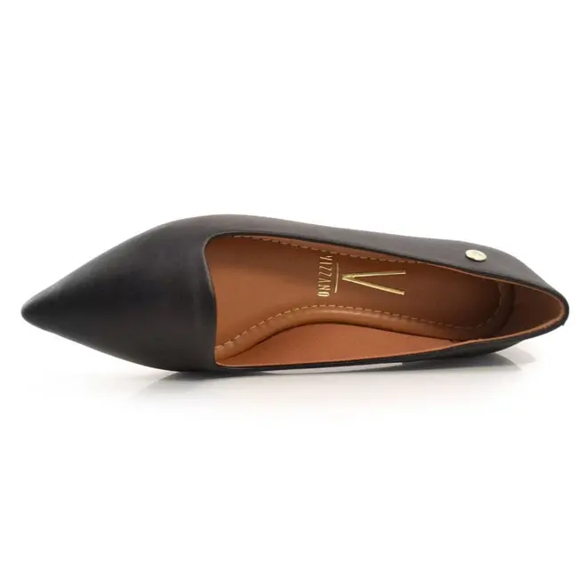 Sapatilha de Bico Fino Feminina Vizzano Preto 1206261-7286
