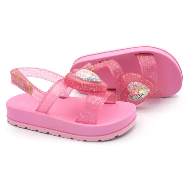 Papete de Menina Zaxynina Glimmer com LED do 19 ao 27 Rosa 19527