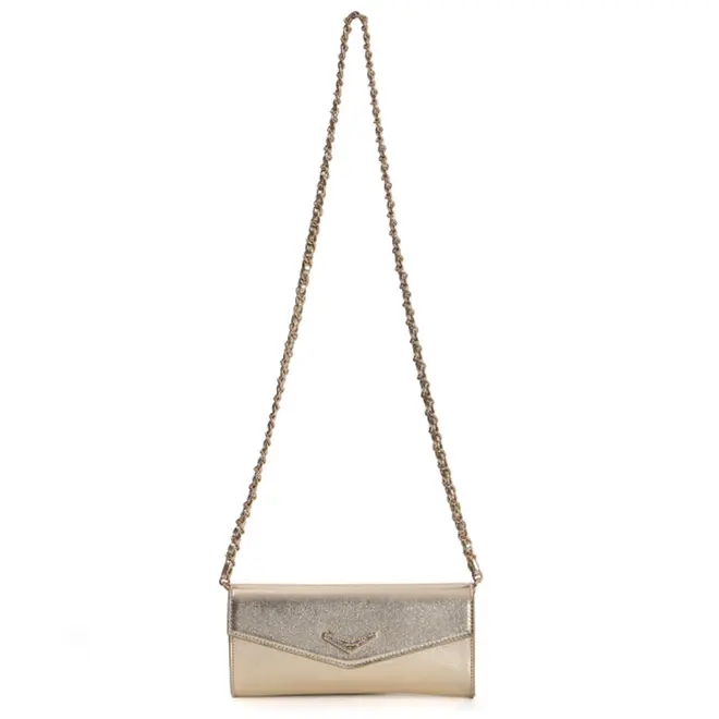 Bolsa Crossbody Feminina Via Marte Dourado B1-420-01