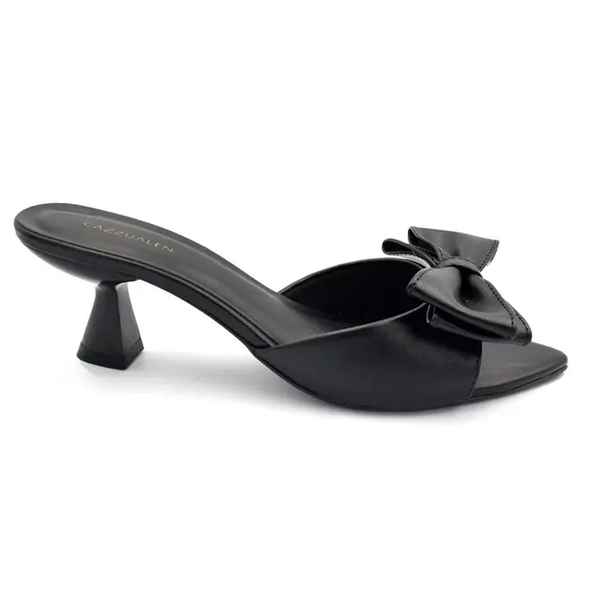 Tamanco de Salto Feminino Cazzualen Preto 5321.11567