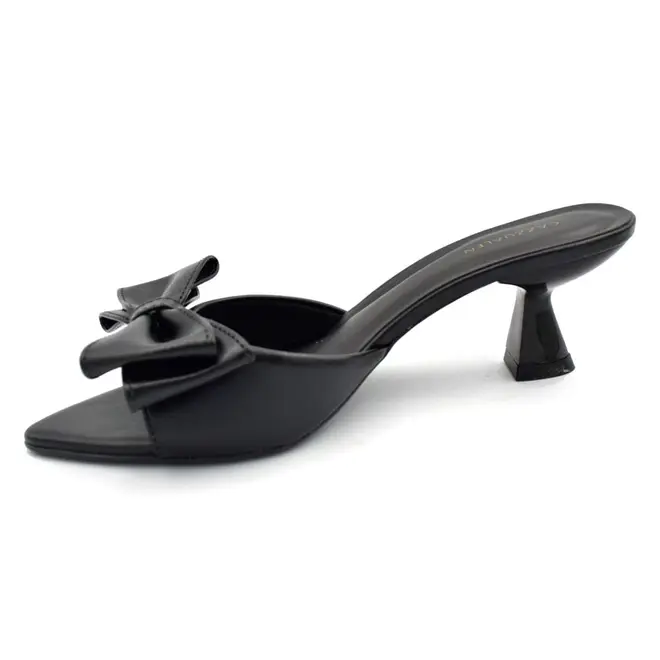 Tamanco de Salto Feminino Cazzualen Preto 5321.11567