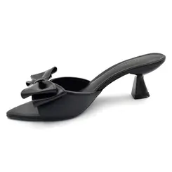 Tamanco de Salto Feminino Cazzualen Preto 5321.11567