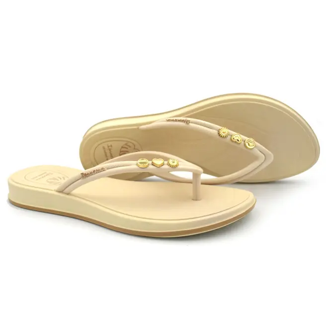 Chinelo Feminino Ipanema Shine Pin  Bege 27573