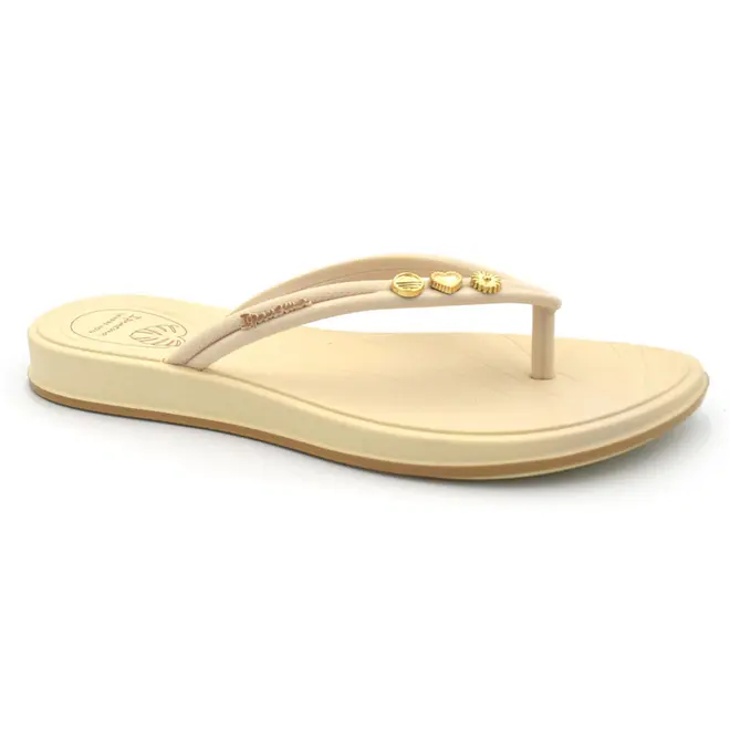 Chinelo Feminino Ipanema Shine Pin  Bege 27573