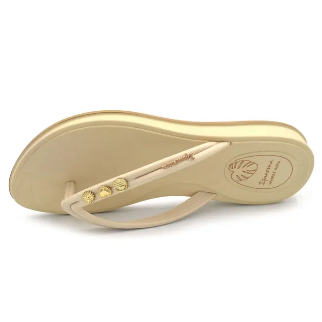 Chinelo Feminino Ipanema Shine Pin  Bege 27573