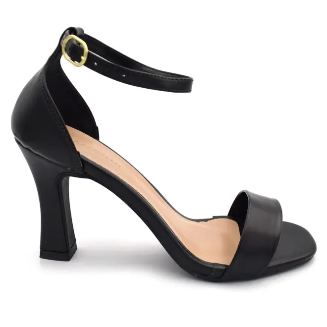 Sandália de Salto Feminina Cazzualen Preto 339.7778