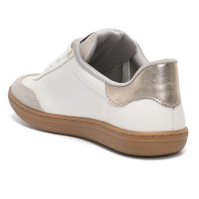 Tênis Casual Feminino Via Marte Creme 129-015-06