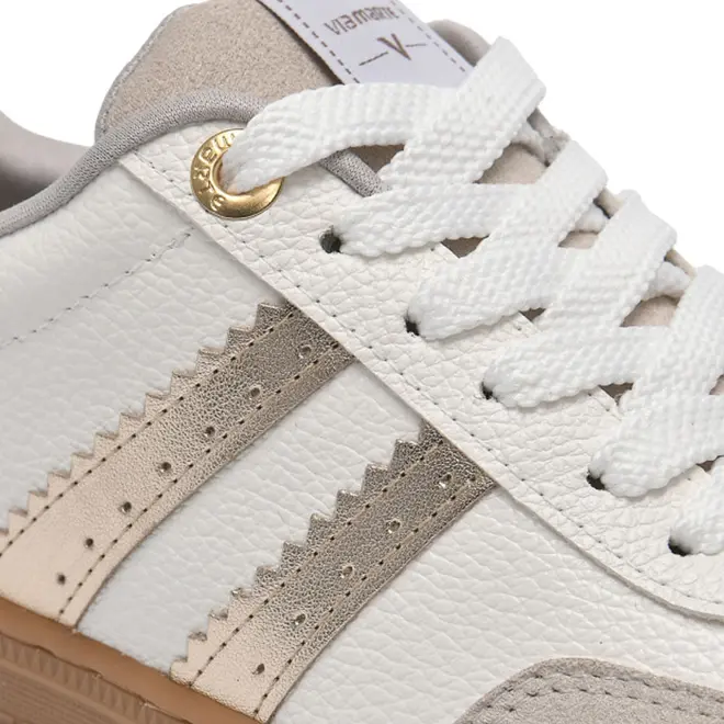 Tênis Casual Feminino Via Marte Creme 129-015-06