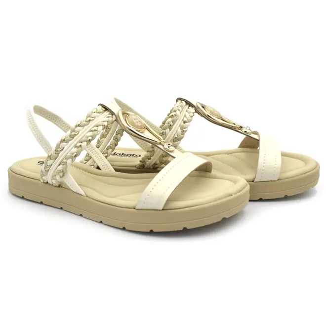Papete Feminina Dakota Creme DB257