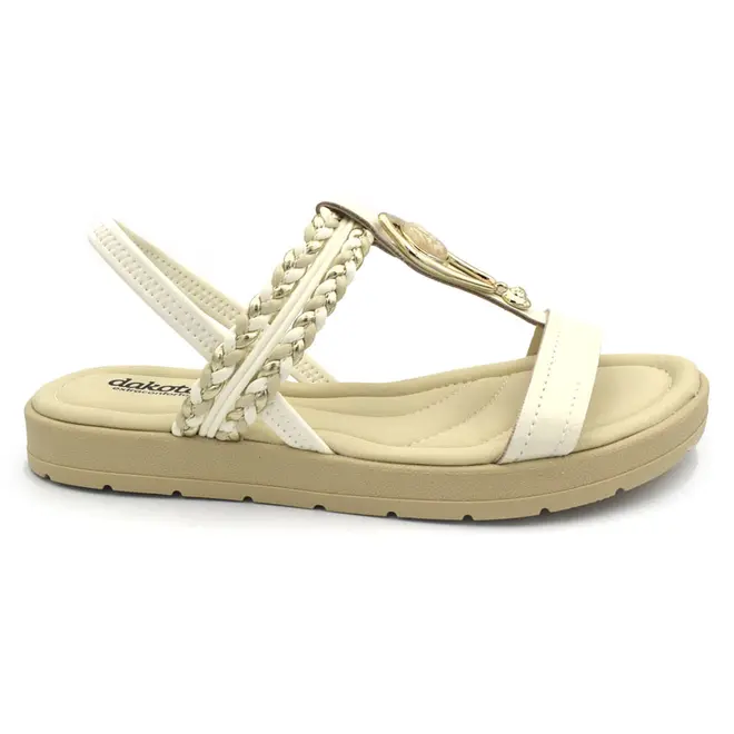 Papete Feminina Dakota Creme DB257