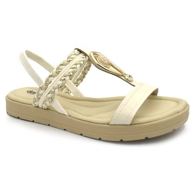 Papete Feminina Dakota Creme DB257