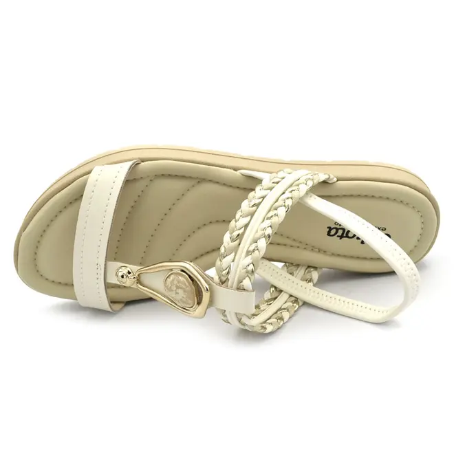 Papete Feminina Dakota Creme DB257