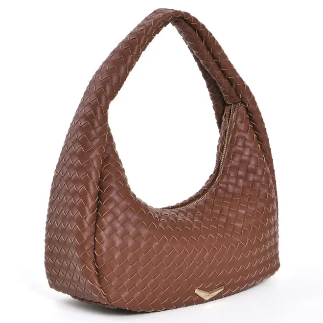 Bolsa de Ombro Feminina Via Marte Marrom B1-405-01