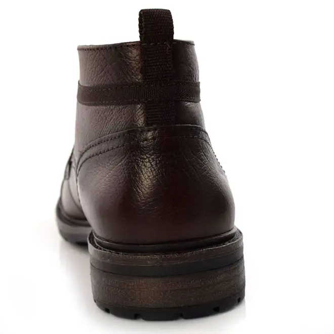 Bota em Couro Masculina Democrata Astro,  Marrom 301102