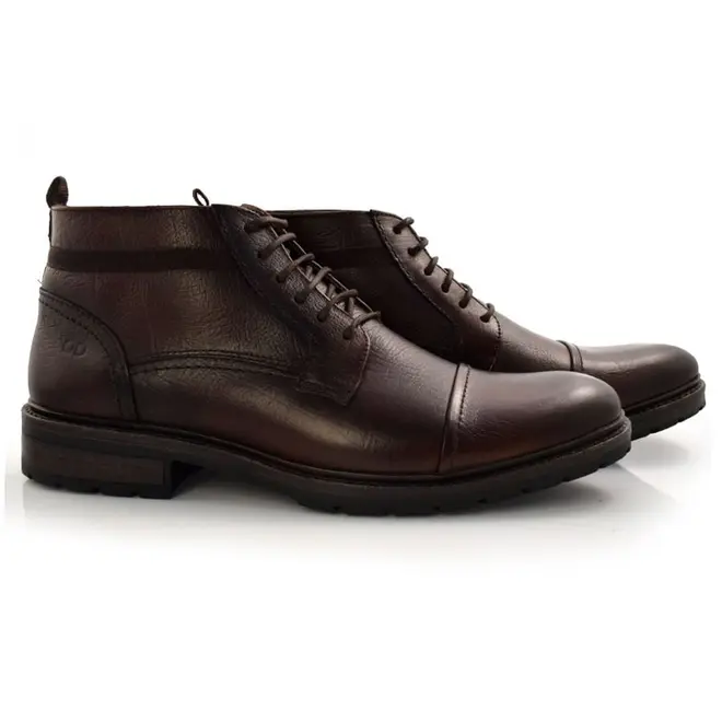 Bota em Couro Masculina Democrata Astro,  Marrom 301102