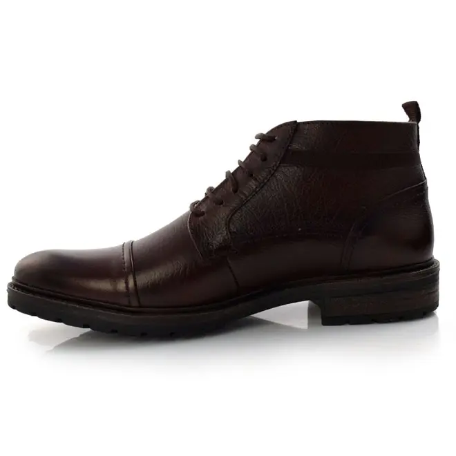 Bota em Couro Masculina Democrata Astro,  Marrom 301102