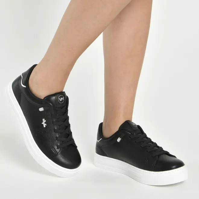 Tênis Casual Feminino Via Marte Preto 281-012-09