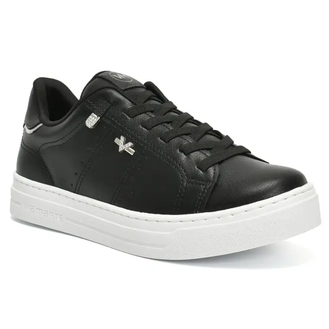 Tênis Casual Feminino Via Marte Preto 281-012-09