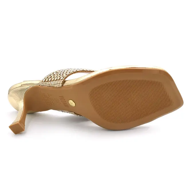 Tamanco de Salto Feminino Vizzano Dourado 6536.221.31905
