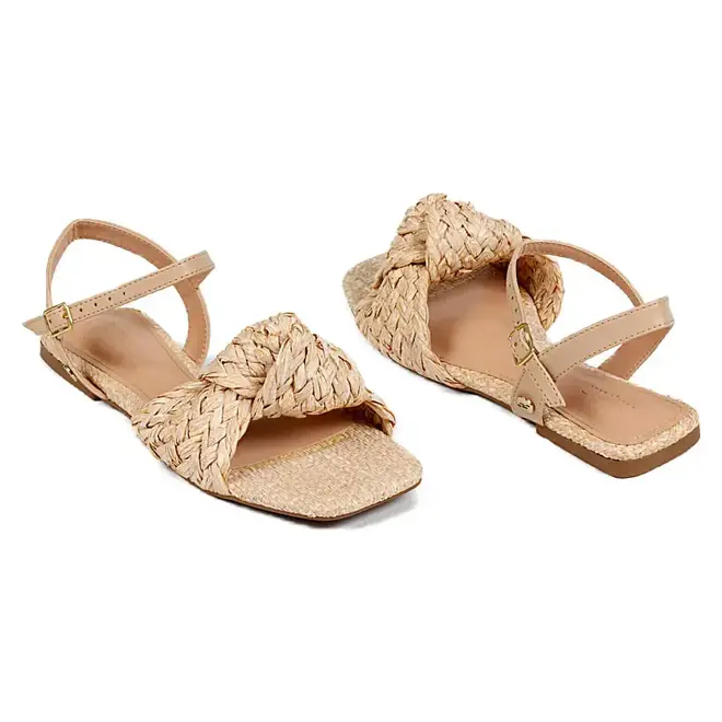 Sandália Itapuã Flat Nó Natural Feminino