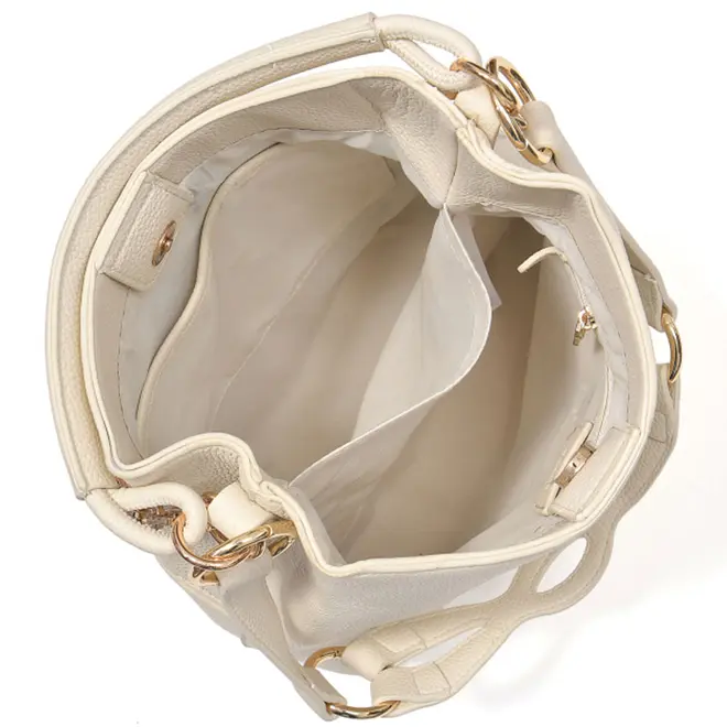 Bolsa de Ombro Feminina Via Marte Off White B1-419-01