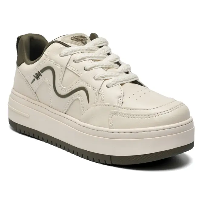 Tênis Casual Feminino Via Marte Creme 306-002-18