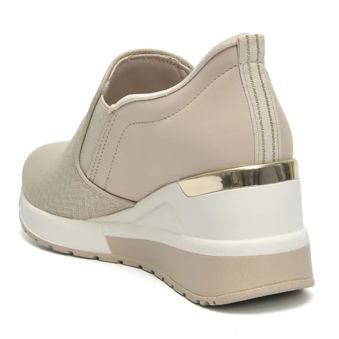 Tênis Anabela Feminino Via Marte Creme 046-002-23