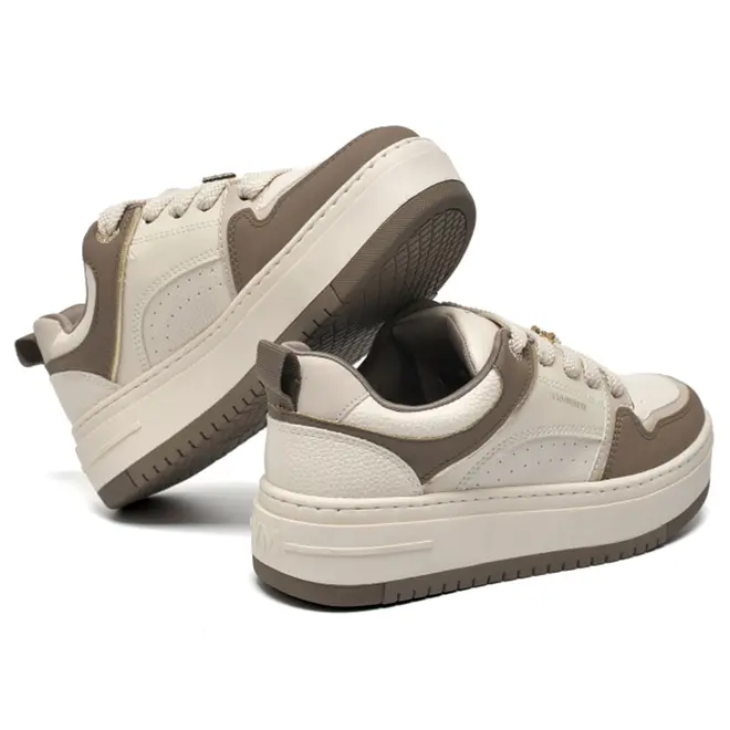 Tênis Casual Feminino Via Marte Creme 306-004-16