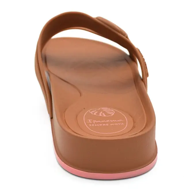 Chinelo Slide Feminino Ipanema Shine Caramelo 27571