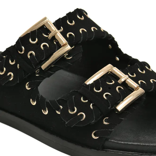 Papete Feminina Via Marte Preto 107-053-07