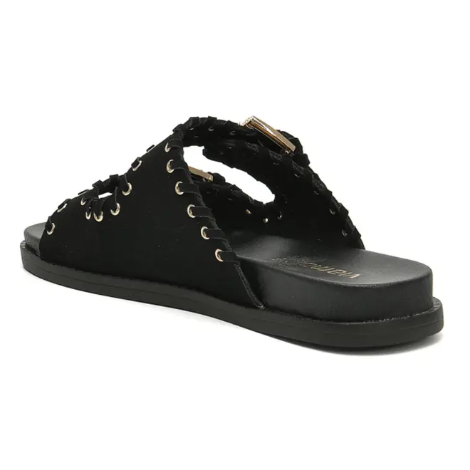 Papete Feminina Via Marte Preto 107-053-07