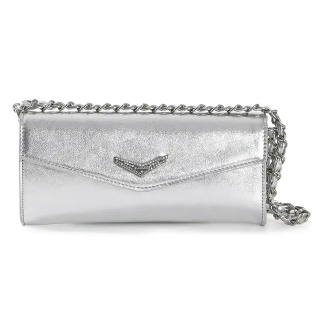 Bolsa Crossbody Feminina Via Marte Prata B1-420-01