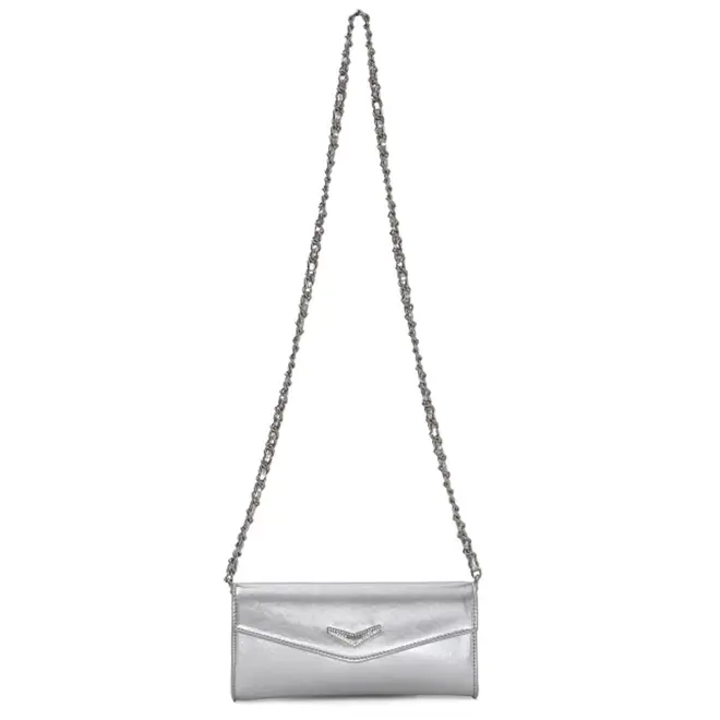 Bolsa Crossbody Feminina Via Marte Prata B1-420-01