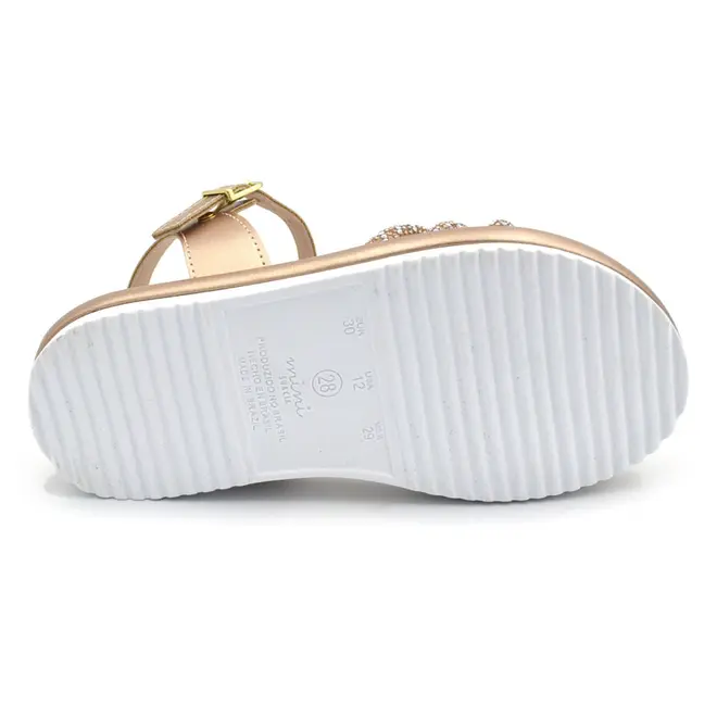 Papete de Menina Mini Sua Cia do 28 ao 34 Ouro Rosê 9207.52326