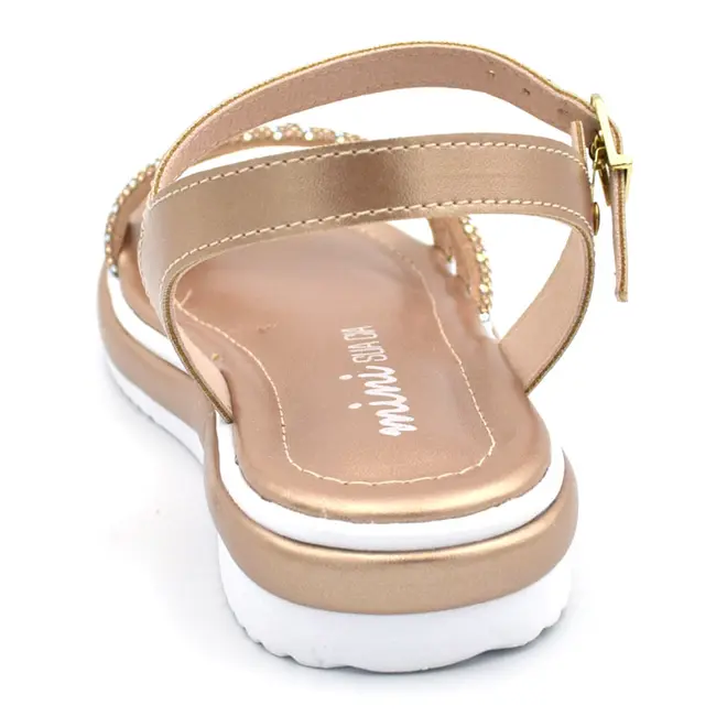 Papete de Menina Mini Sua Cia do 28 ao 34 Ouro Rosê 9207.52326