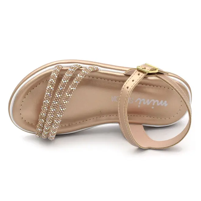 Papete de Menina Mini Sua Cia do 28 ao 34 Ouro Rosê 9207.52326