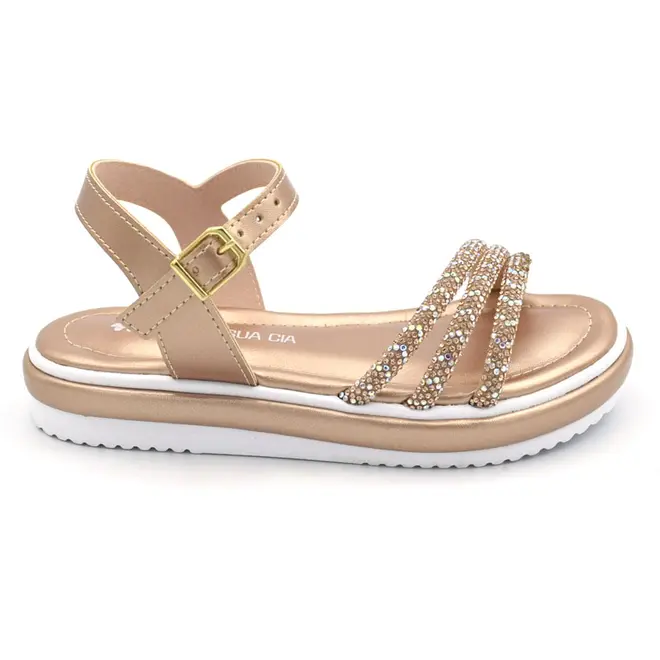 Papete de Menina Mini Sua Cia do 28 ao 34 Ouro Rosê 9207.52326