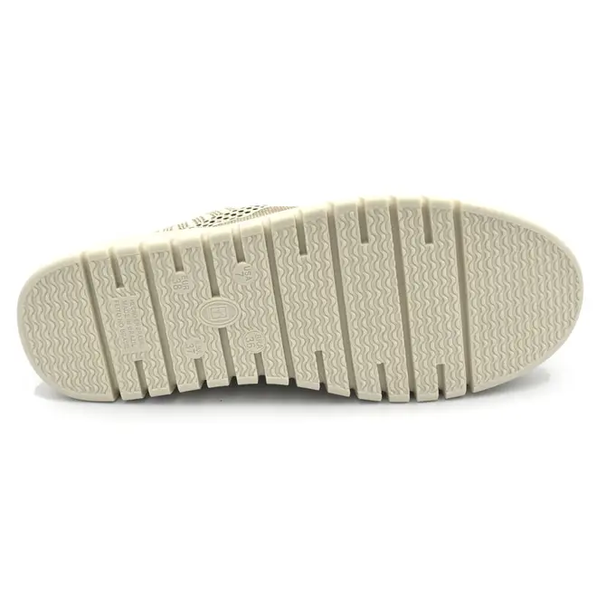 Tênis de Couro Feminino Bottero Off White 372612