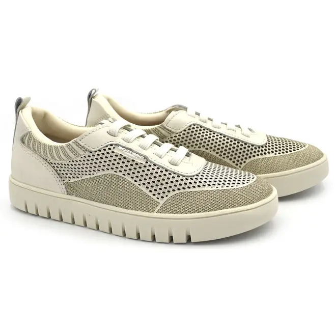 Tênis de Couro Feminino Bottero Off White 372612
